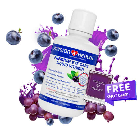 DAILY LIQUID EYE CARE VITAMIN + SHOT GLASS